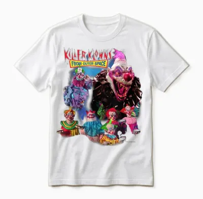 Killer Klowns from Outer Space Vintage Group Shot Unisex T-Shirt - White