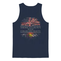 American Grown Colorado Roots Unisex Tank Top - Navy – 1