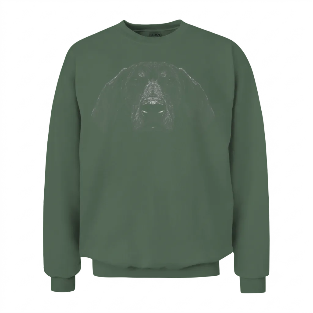 Dog Dogs Dog Lovers Dog Owners Bluetick Coonhound Unisex Sweatshirt - Military Green