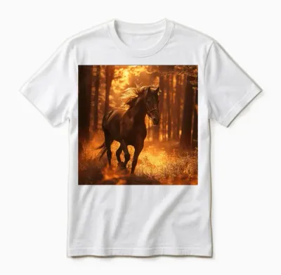 Horse Unisex T-Shirt - White