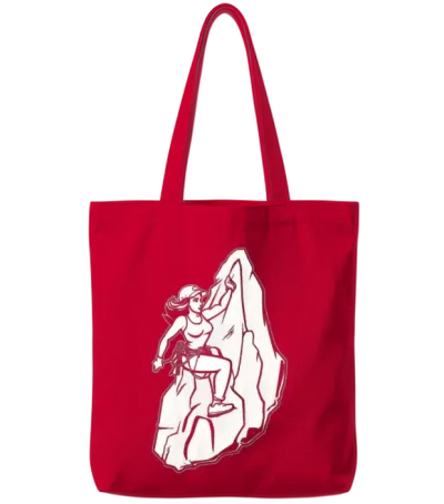Hiking Hike Cool Tote Bags - Red