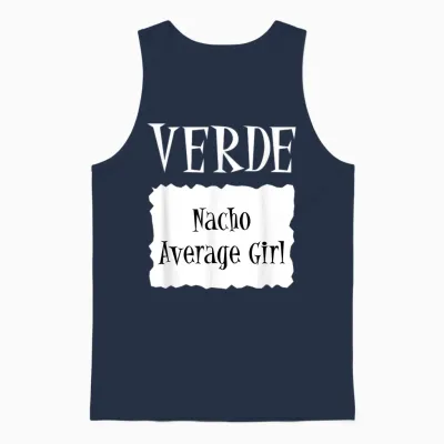 Verde - Hot Packet Halloween Taco Costume Unisex Tank Top - Navy