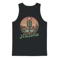Arizona Unisex Tank Top - Black – 1