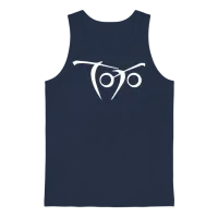 Toto 80s Band Logo Music Lovers Unisex Tank Top - Navy – 1