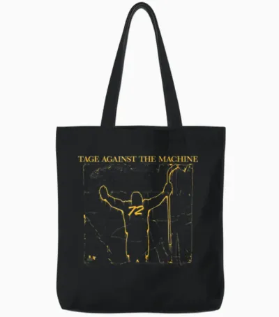 Tage Thompson - Tage Against the Machine - Buffalo Hockey Tote Bags - Black