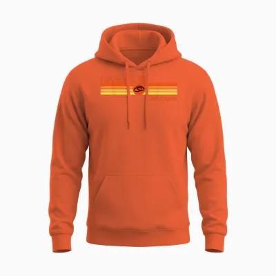 Cadeau 18 Ans De Mariage – Noces De Turquoise Unisex Hoodie - Orange
