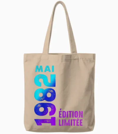 1982 édition Limitée Mai 1982 Tote Bags - Natural