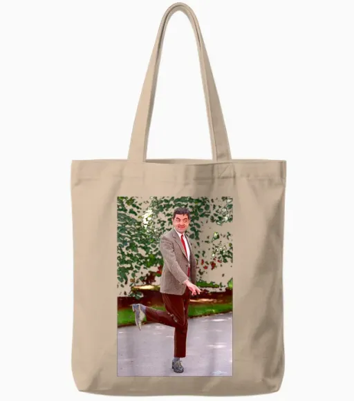 Mr Bean, the Ultimate Disaster Movie, Rowan Atkinson Photo Tote Bags - Natural