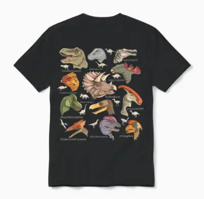 Paläontologen Kostüm Erwachsene Dinosaurier Archäologen Herren Unisex T-Shirt - Black