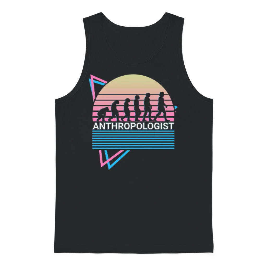 Anthropologist Anthropology Retro Unisex Tank Top - Black