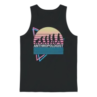 Anthropologist Anthropology Retro Unisex Tank Top - Black – 1