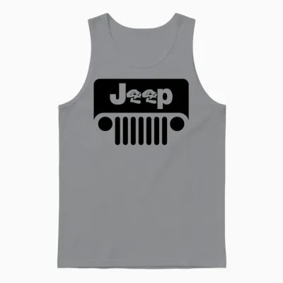 Skulls Jeep Unisex Tank Top - Sport Grey
