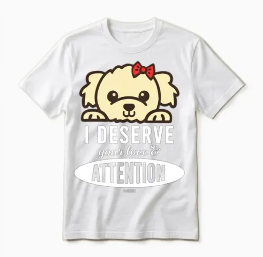 Dog Puppy Unisex T-Shirt - White