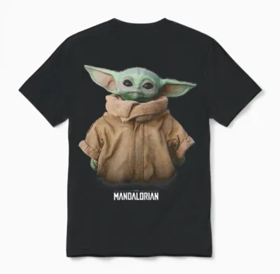 Star Wars Mandalorian Baby Yoda the Child Unisex T-Shirt - Black