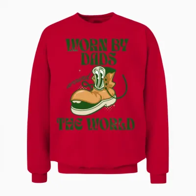 Dad Shoes Retro Unisex Sweatshirt - Red