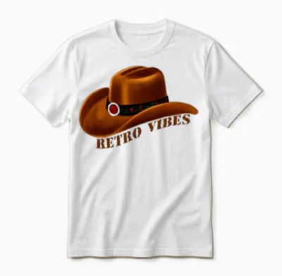 Retro Vibes Unisex T-Shirt - White