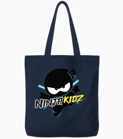 Ninja Kidz Tote Bags - Navy