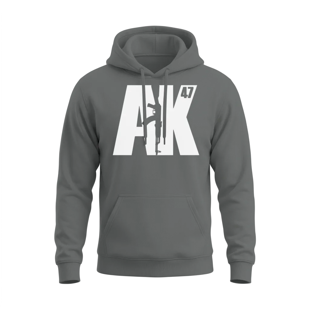 Ak-47 Soviet Kalashnikov Pro Second Amendment Unisex Hoodie - Graphite Heather