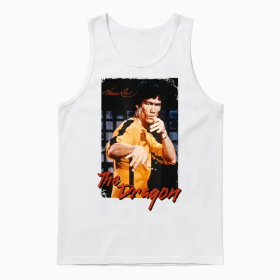 Bruce Lee Das Drachenspiel Des Todes Retro Unisex Tank Top - White
