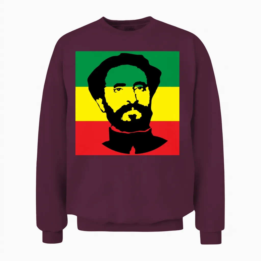 Reggae Unisex Sweatshirt in Maroon