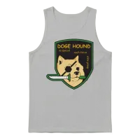 Doge Hound Metal Gear Solid T-Shirts Unisex Tank Top - Ash – 1