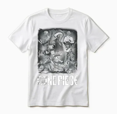 One Piece Unisex T-Shirt - White