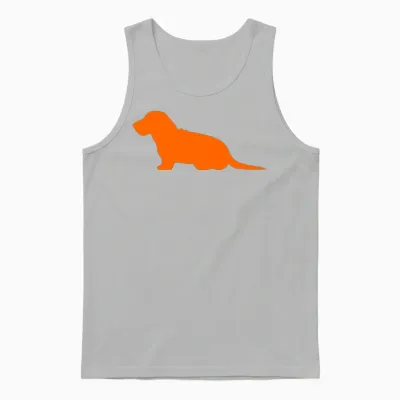 Dog 06 Unisex Tank Top - Ash