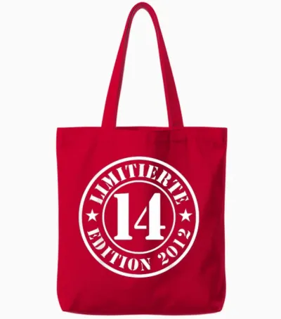 14. Geburtstag Junge Mädchen Limited Edition 2012 Jahre Tote Bags - Red