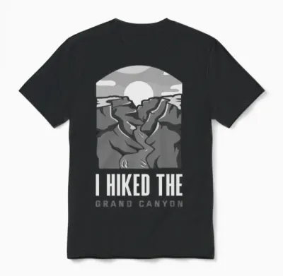 Funny Hiking Hiker Gift Unisex T-Shirt - Black
