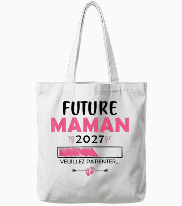 Annonce Grossesse Tote Bags in White