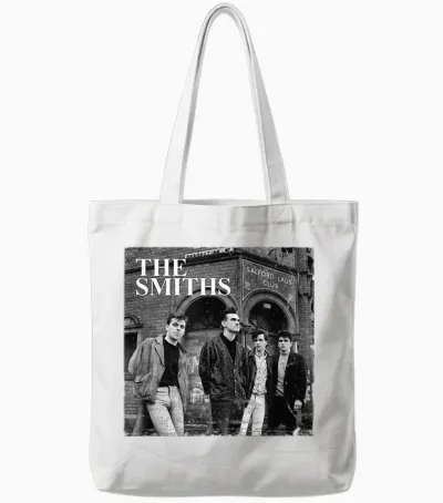 The Smiths Salford Lads Club Band Photo by Stephen Wright Tote Bags - White