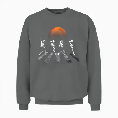 Astronauts in Walking in Space Occupy Mars Unisex Sweatshirt - Graphite Heather
