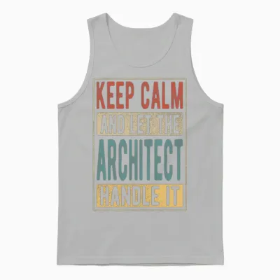 Architect Retro Gift Unisex Tank Top - Ash