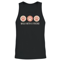 Walk with a Friend Unisex Tank Top - Black – 2