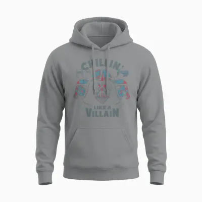 Star Wars Darth Vader Chillin Like a Villain Unisex Hoodie - Sport Grey