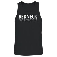 Redneck and Proud of It Unisex Tank Top - Black – 2