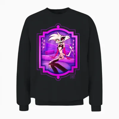 Hazbin Hotel - Angel Dust Unisex Sweatshirt - Black