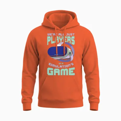 Simulation Gaming Science Fiction Video Games Unisex Hoodie - Orange
