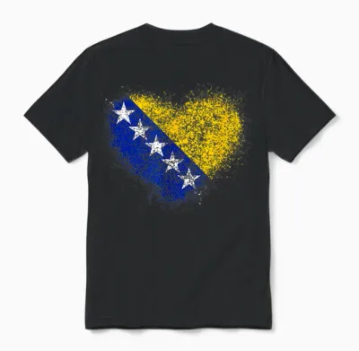 Bosnien Und Herzegowina Unisex T-Shirt - Black