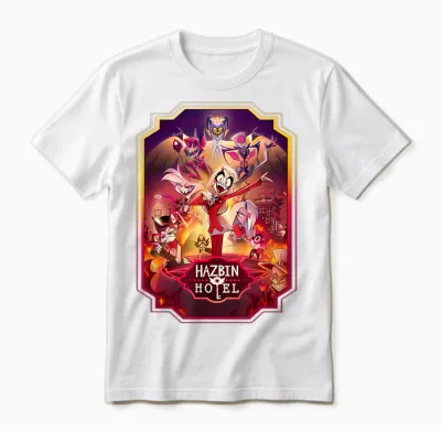 Hazbin Hotel - Poster Art Unisex T-Shirt - White