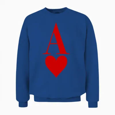 Playing Cards Suit Unisex Sweatshirt - Royal