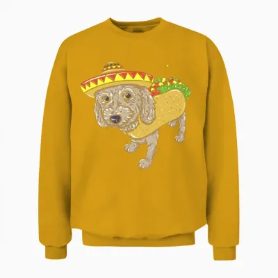 Mexican Dog Unisex Sweatshirt - Gold