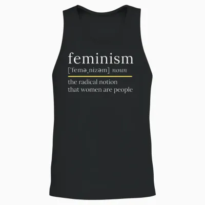 Feminism Noun Unisex Tank Top - Black