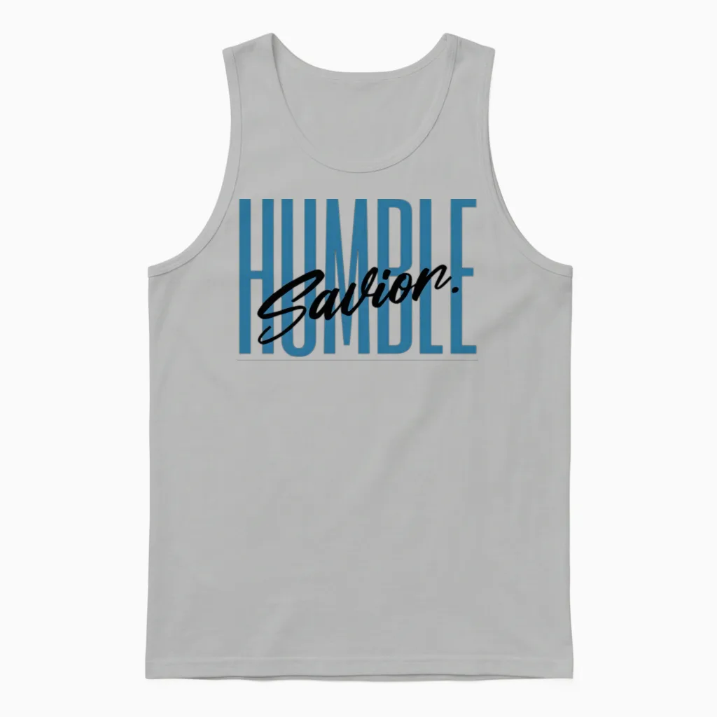 Humble Savior Unisex Tank Top in Ash