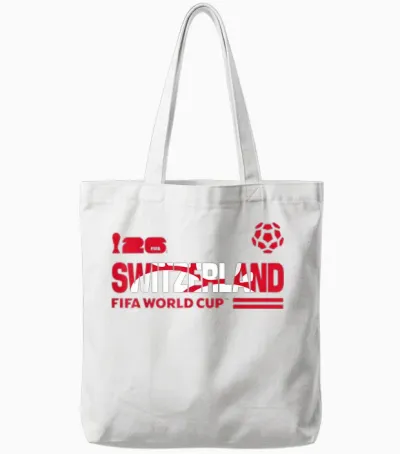 Fifa World Cup26 Qualifier Switzerland Tote Bags - White