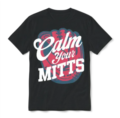 Calm Your Mitts Unisex T-Shirt - Black