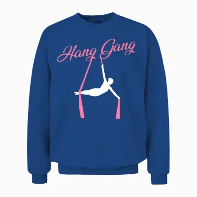Aerial Silks. Aerial Silk Unisex Sweatshirt - Royal