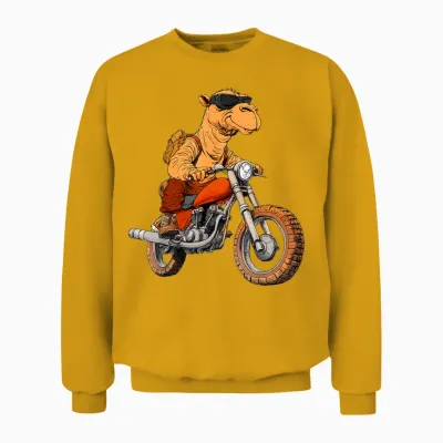 Moto Chameau Unisex Sweatshirt - Gold