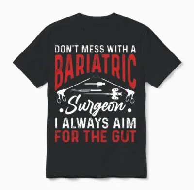 Funny Gastric Unisex T-Shirt - Black