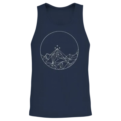 Feyre's Tattoo Two Sided Front and Back Rhysand Unisex Tank Top - Navy